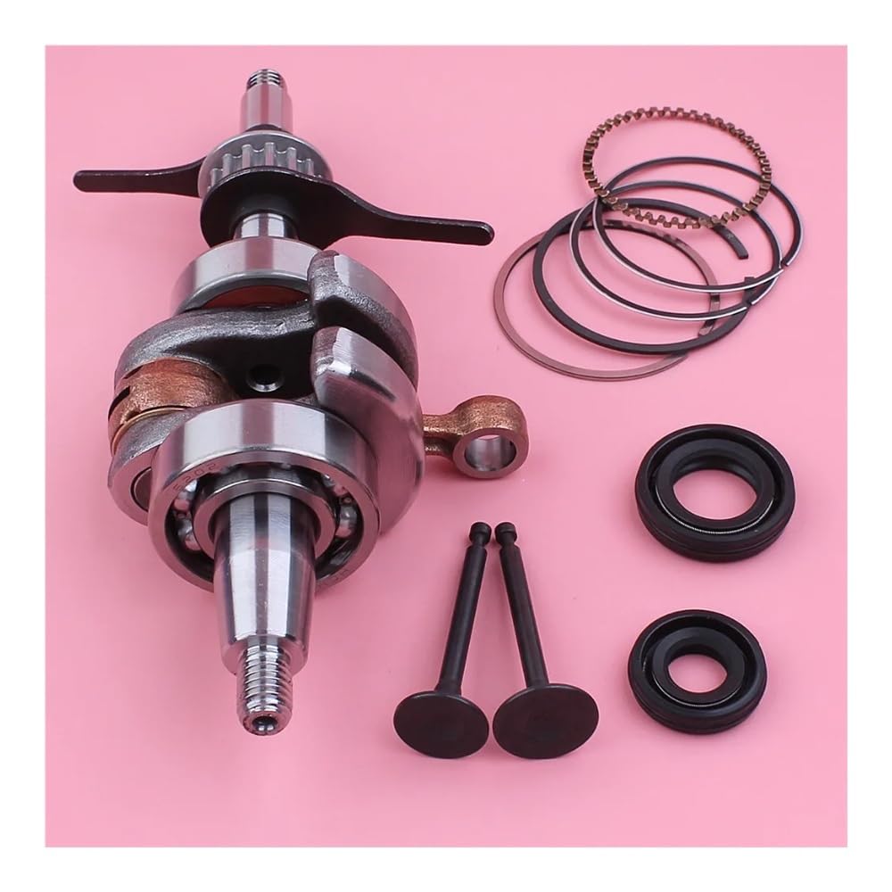 Kit de Juntas de pistón y Sello de Aceite for cigüeñal, Compatible con cortacésped GX35 de 35 CC y Motor pequeño.