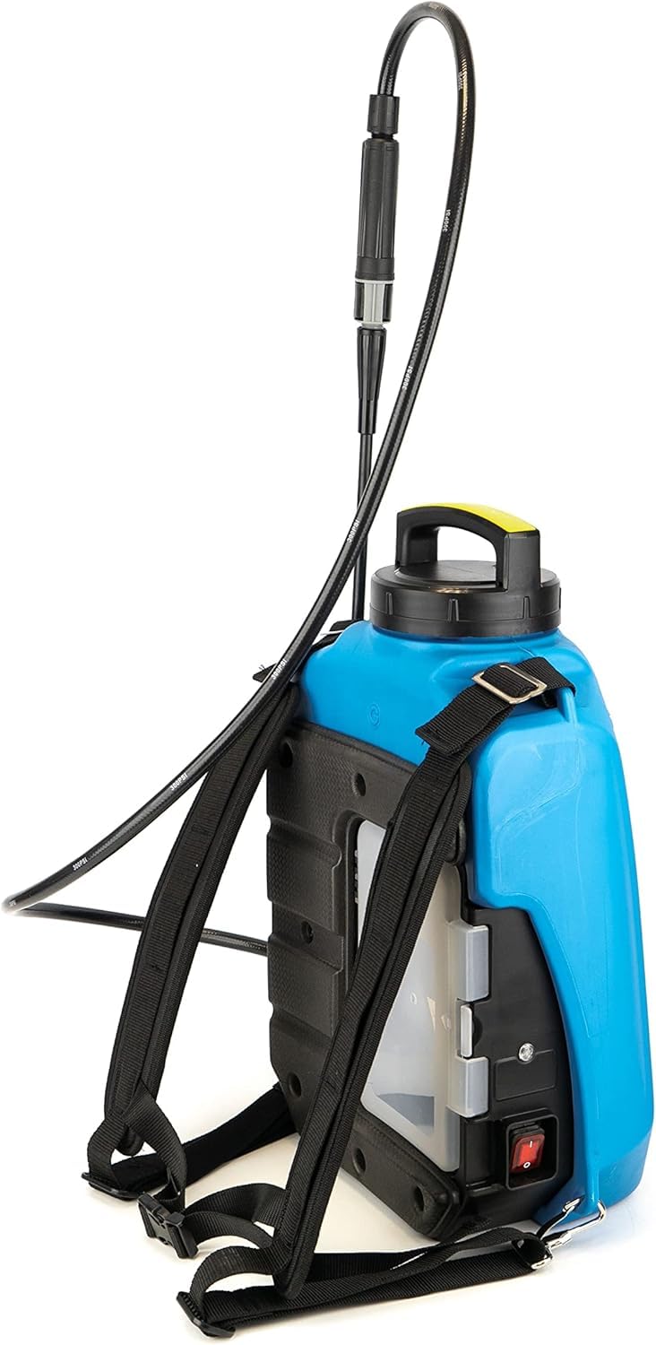 Matabi Pulverizador Eléctrico - 10L - Sulfatadora Eléctrica a Batería - Ideal para Huerto y Jardín - Mochila para Fumigar Compacta - Sin Bombeo Manual - Evolution 10LT - Hecho en España