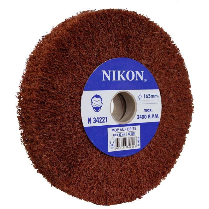 Nikon N34221 Keçe Mop Zımpara 165X30X25 Mm 80 Kum