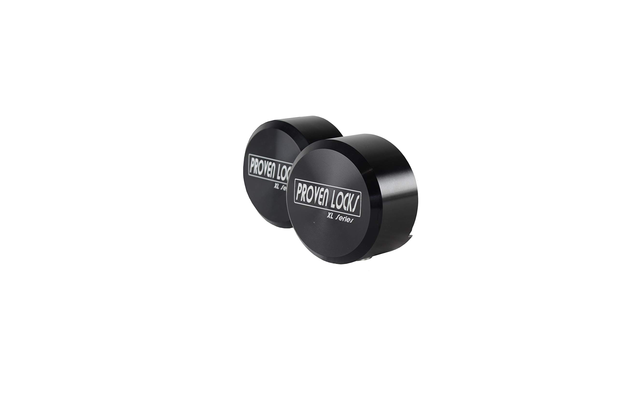 Proven Industries Model 400XL Puck-Lock Set, Made in The USA, Pack of 2, (Black)