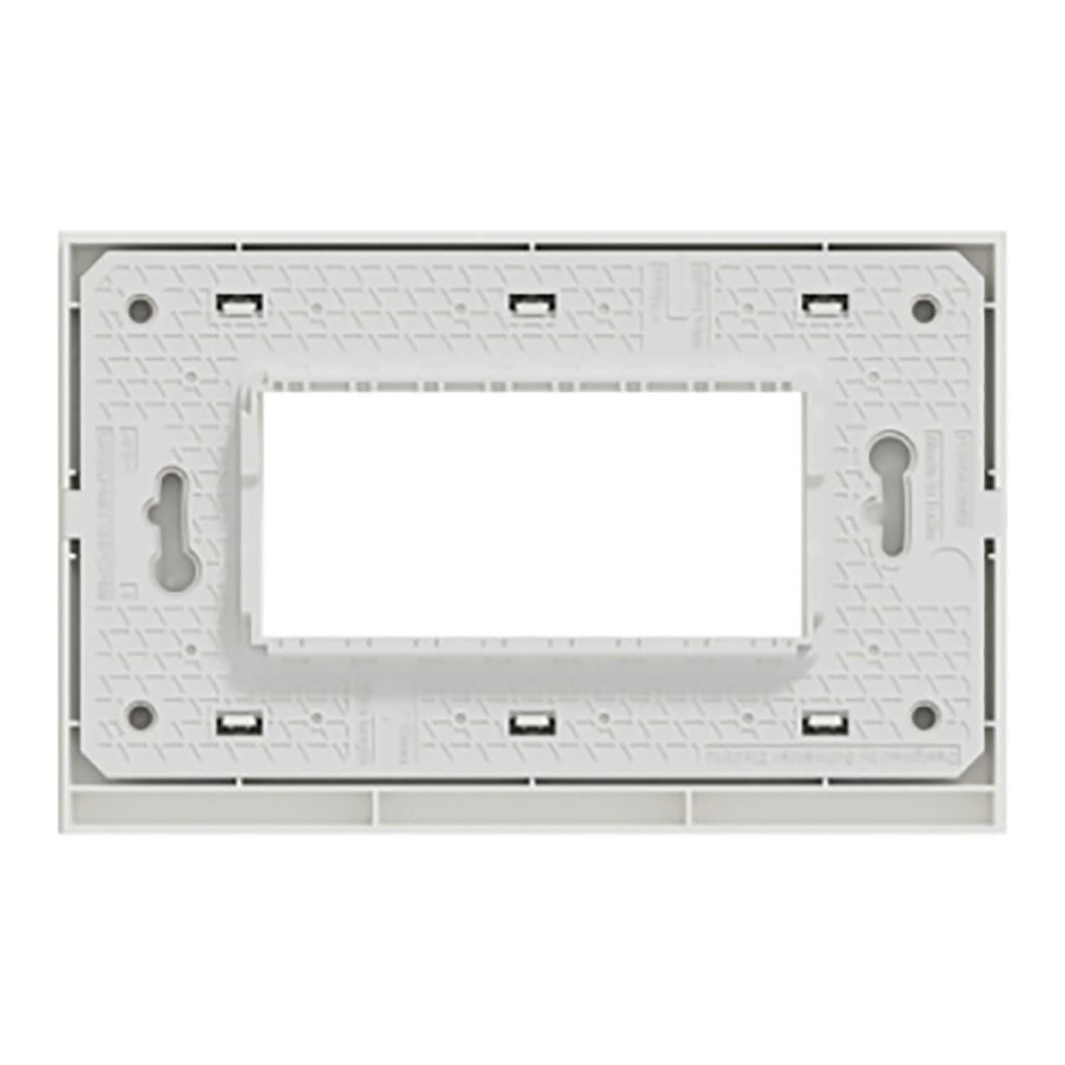 Schneider Electric Unica Pure-4M Plastic Surround & Gridplate, WE (Pack of 14) 4