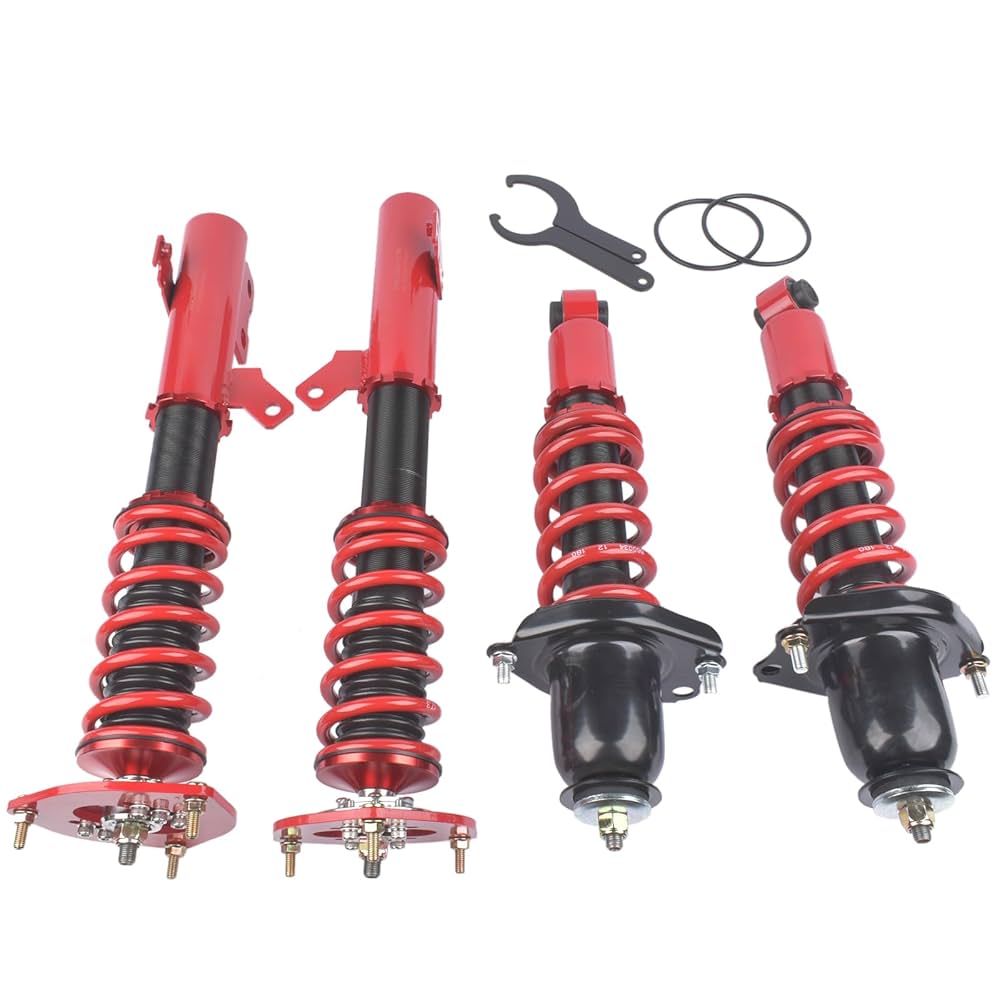 GELUOXI Height Adjustable Coilover Suspension Shock Absorber