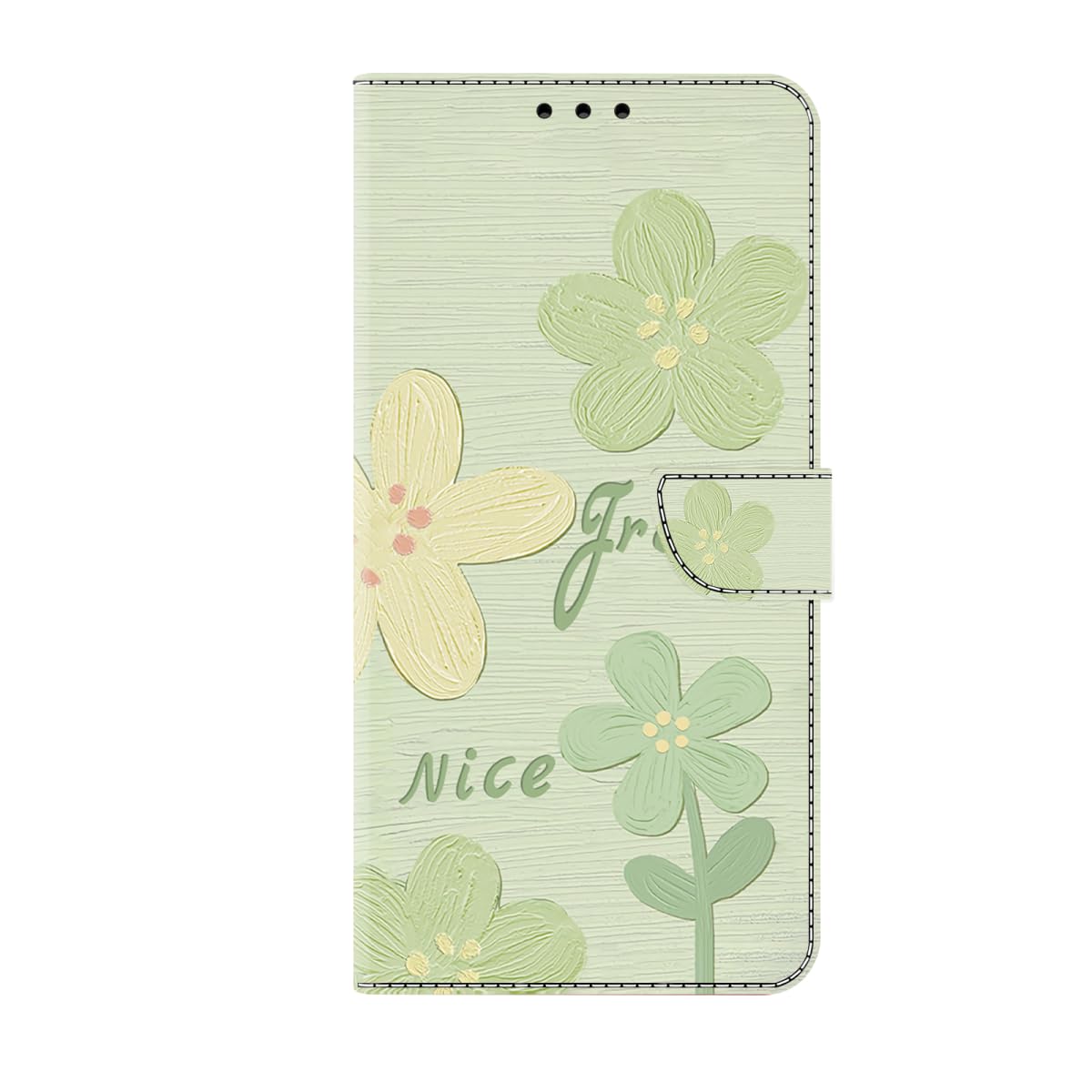 Bnvdfre for Motorola Moto G55 Phone Case Flip Shockproof Cover Art Pattern Protective Card Holder with Magnetic Stand Leather Case for Motorola Moto G55