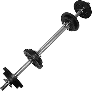 Yes4All Adjustable Cast Iron Dumbbell Sets 40-200LBS with Connector Option Weights Set For Home Gym, Strength Training, Full Body Workout, and Muscle Building Men Women