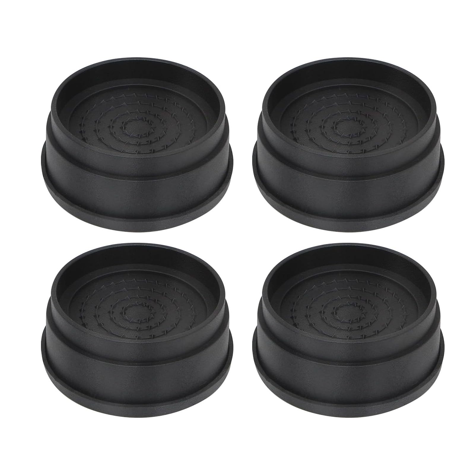 jyibinee Bed Elevation Risers Furniture Lifter 4/6/8pcs 1/2-inch Round Furniture Riser Set Adjustable Heavy Duty Bed Lifters for Couch Chair Sofa More 4pcs 1inch