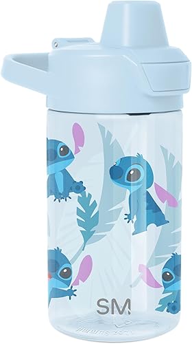 Miniatura 22 de Simple Modern Baby Shark Botella de Agua Summit de Plástico Tritan para Niños | Taza sin BPA de 12 oz con Tapa de Pajita a Prueba de Fugas con Baby