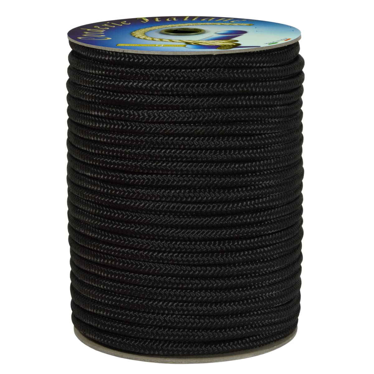 Corderie Italiane 006076292 Treccia polipropilene nera 5 mm - 100 mt