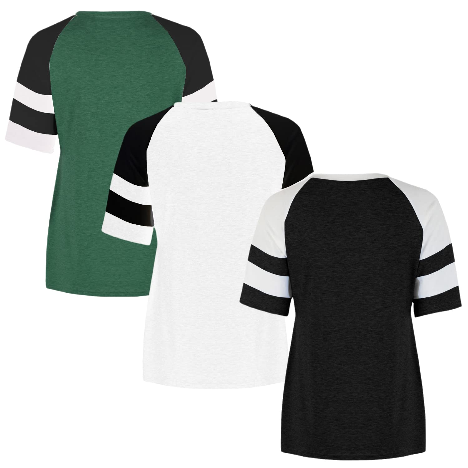 Damen Schwangerschafts-Top Stillen Tank Tee Shirt Raglan Doppelschicht Schwangerschaft Kleidung