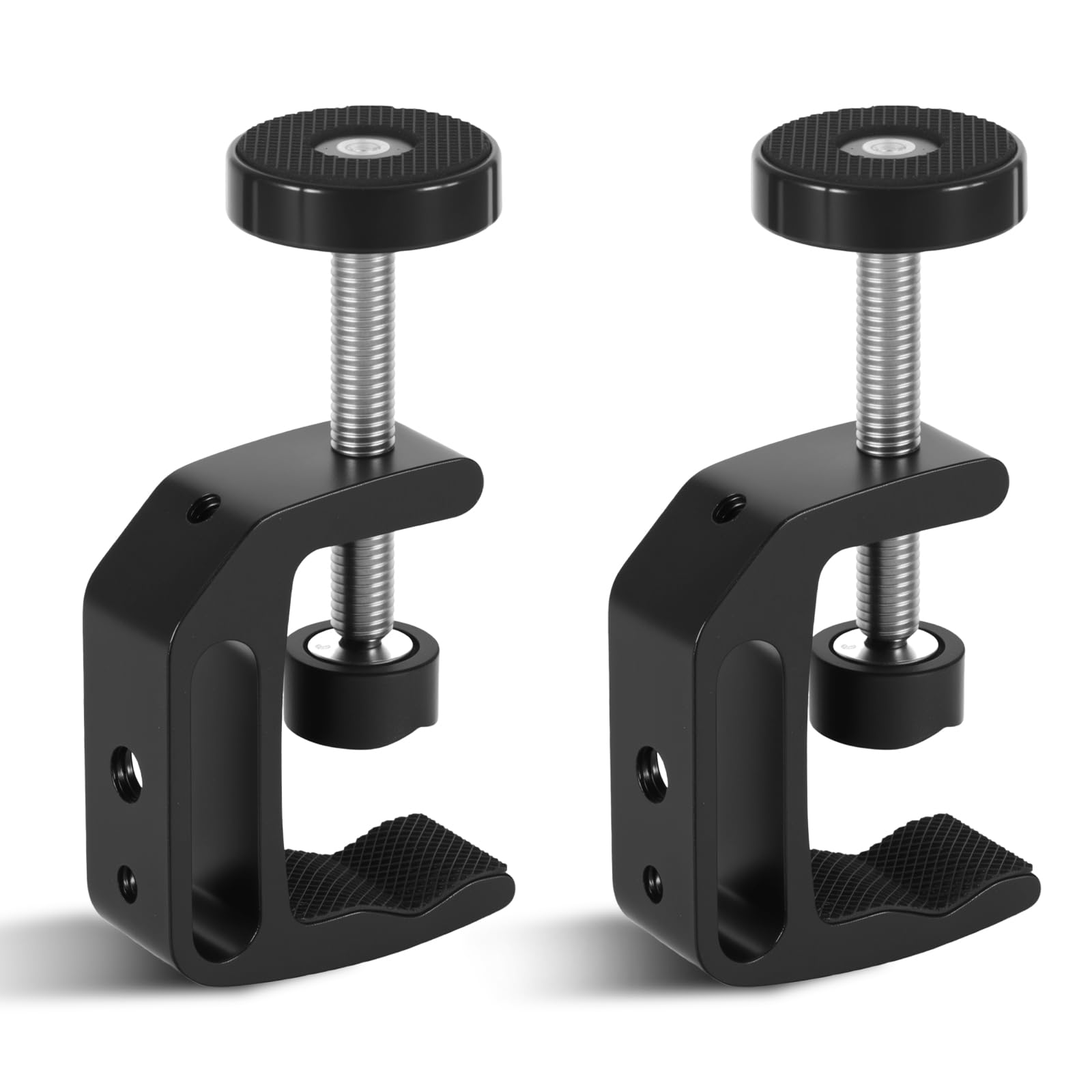 LINTRA C-Klemmen Edelstahl - 2 Stück Tischklemmen 50mm Öffnung