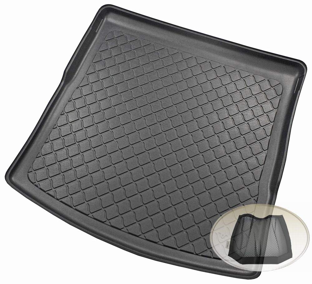 Z3291276 Gummierte Kofferraumwanne fahrzeugspezifisch + Klett-Organizer (Laderaumwanne, Kofferraummatte)