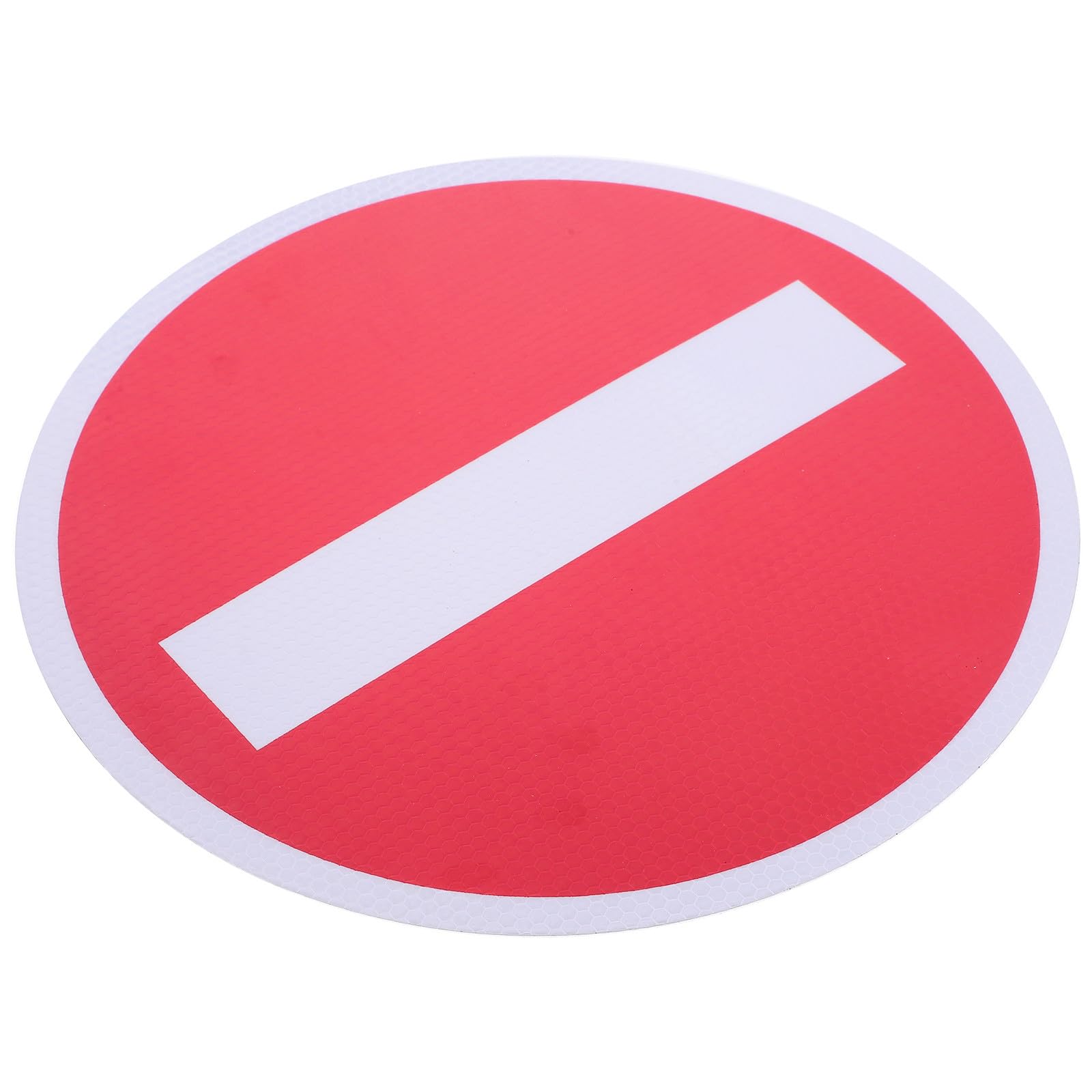 Traffic Stop Sign 30x30cm No Entry Warning Board Underground Basement Access Control Prohibition Sign for Road and Workplace