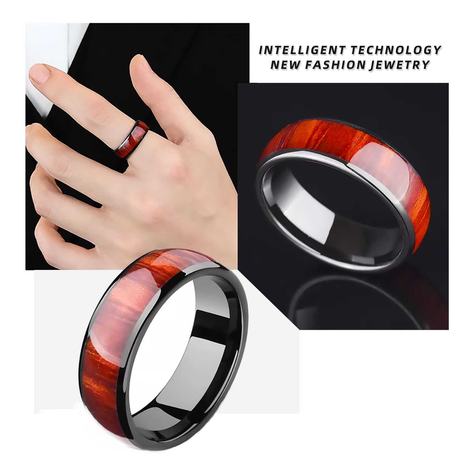 T5577 RFID-Chip, Smart-Ring, Keramik-Epoxidharzring, wiederbeschreibbar, Clon, 125 kHz, Zugangskontrolle, Schloss, Schlüsselkarten, US#7