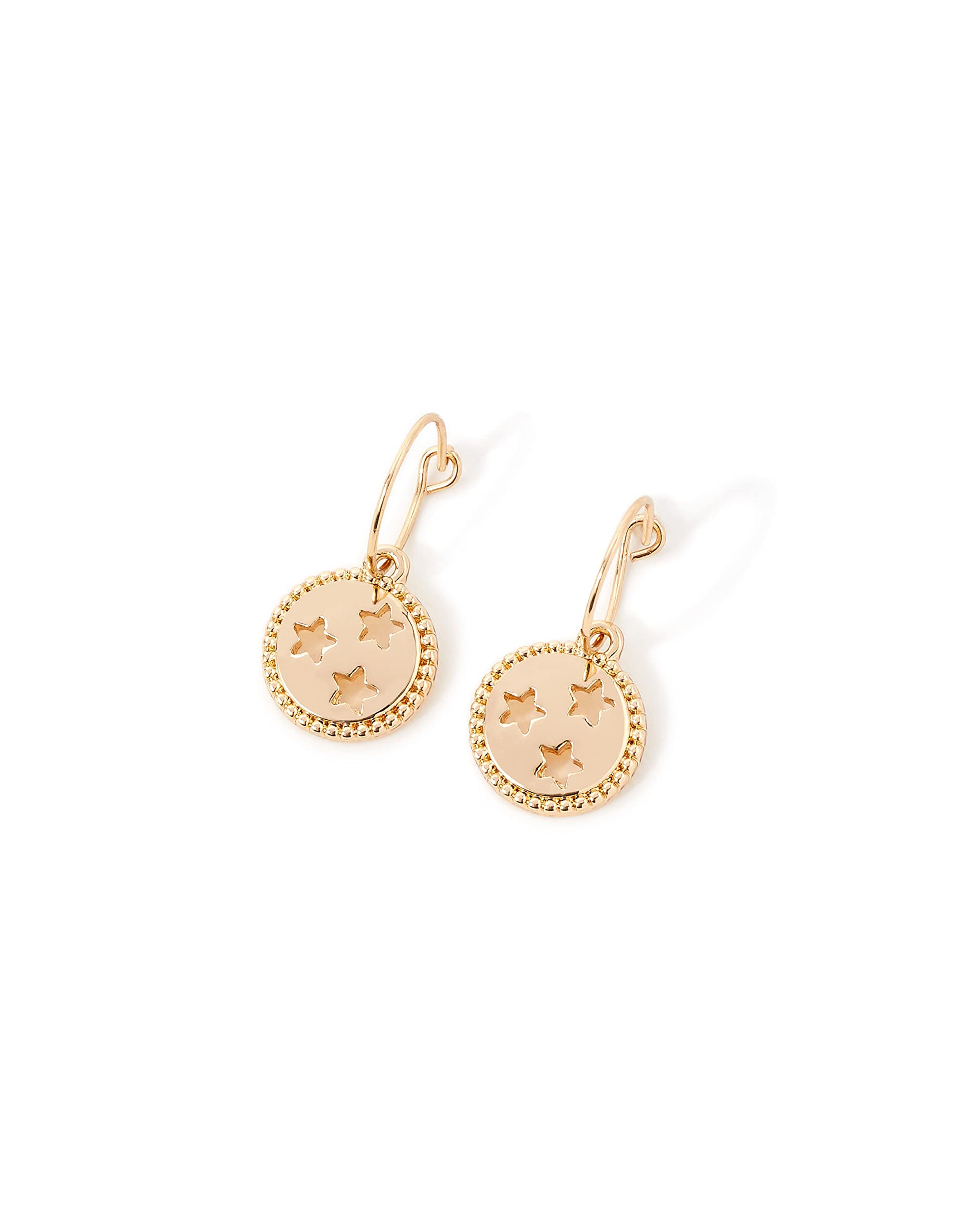 See full amazon price history chart for Accessorize London Women Gold Cut Out Star Coin Hoops Earring Accessorize London Women Gold Cut Out Star Coin Hoops Earring (B09Q3HH2M8) Amazon Price History, Amazon Price Tracker