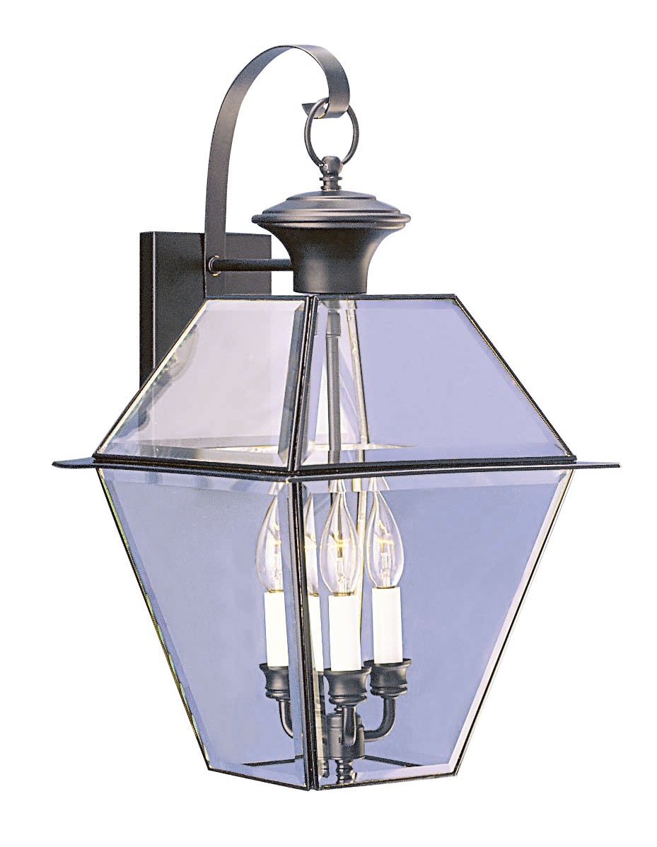Livex Lighting 2381-04 Westover 3 Light Outdoor Black Finish