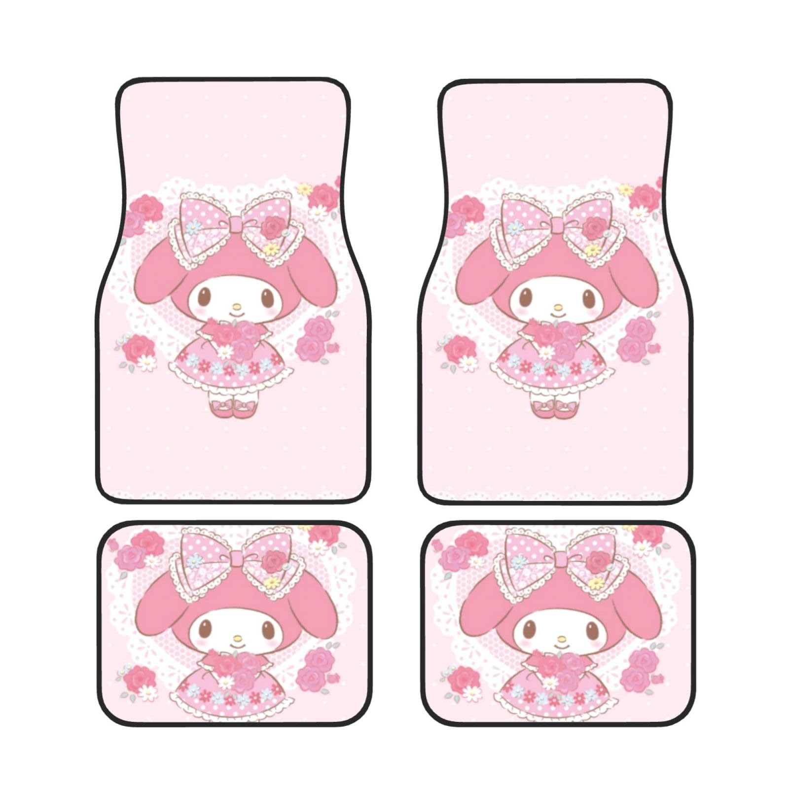 Amazon | マイメロディ カーマット 4点セット 車用フロアマット