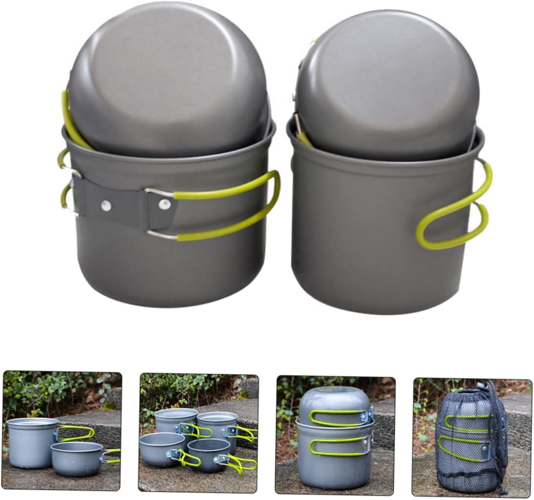 Outdoor Camping Cookware Person Pot Dutch Oven Lid Cooking Utensil Non-slip Handle Easy to Clean Multi-functional Lid for Hiking Picnic