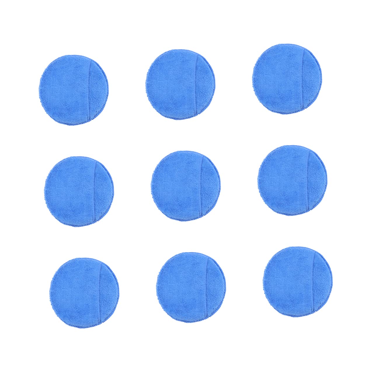 HOLIDYOYO 10 Pcs Microfiber Wax Applicator Pads Absorbent Wax Applicator Sponge for Car Detailing Reusable No Scratch Design for Sealants Glazes and Dressings
