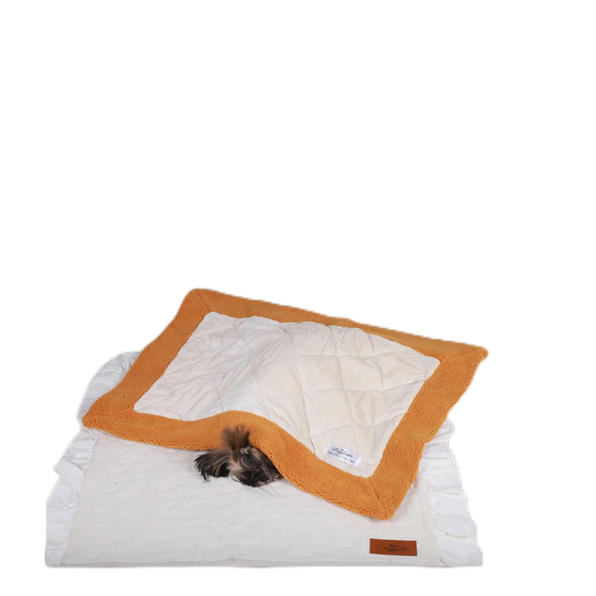 NUEVOS DOGGADIL Solid Velvet Pet Blanket Quilted Mild Winter Soft and Warm Dog Blanket 20x30 inches, Mustrad/Ivory (B09PGF8Y23) Amazon Price History, Amazon Price Tracker