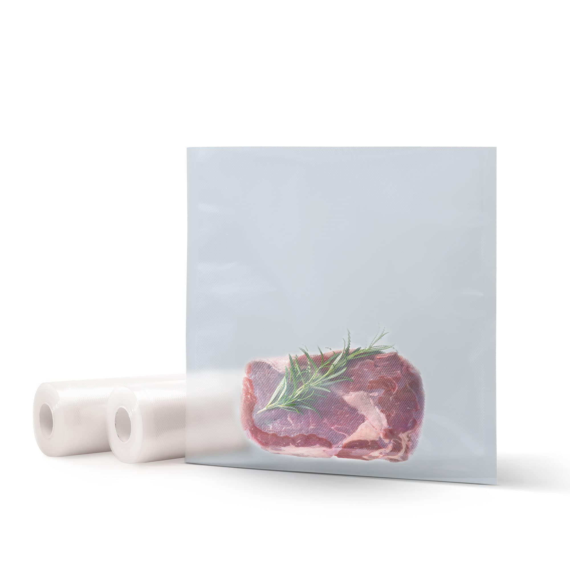 Electrolux 2x Rollen Plastiktüten für Vakuumverpackung, 28cmx6m, Modell EVSRR1, FDA-zugelassenes Material & BPA-frei, Für Eingebaute/freistehende Vakuum-Verpacker, Kochbar & Nützlich in Sous Weide