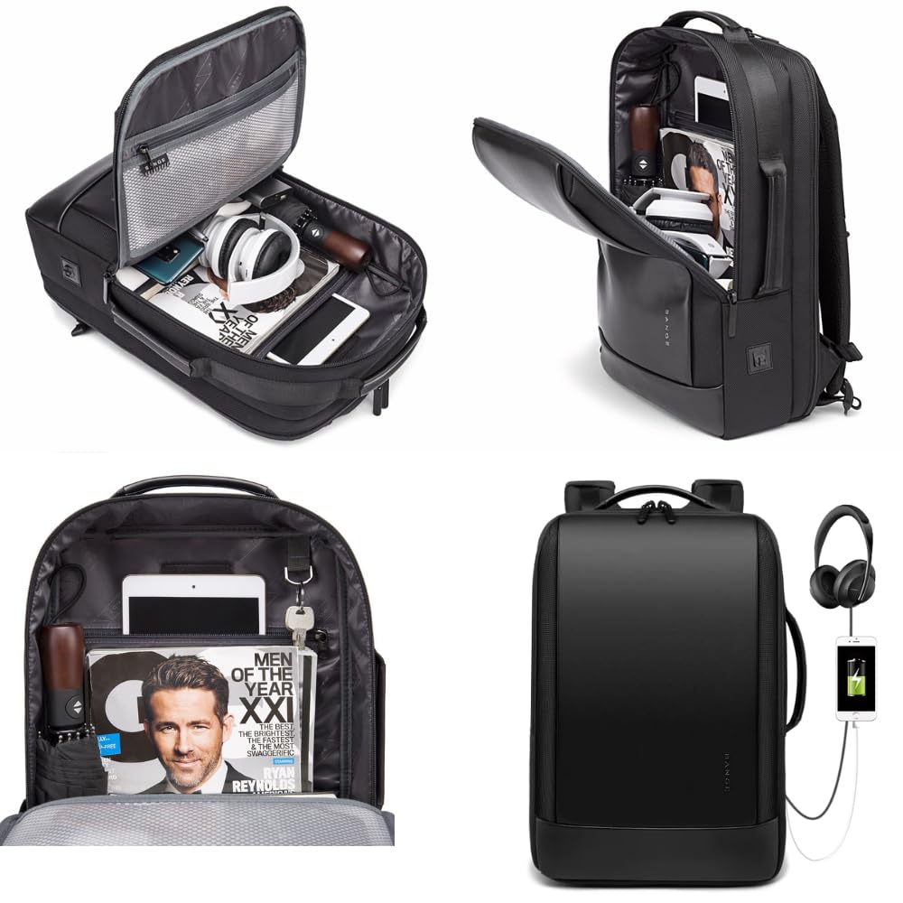 BANGE Mochila Masculina Executiva Antifurto Impermeável para Notebooks de Até 15.6 Polegadas Premium Com Detalhes em Couro Legítimo com Capacidade de 28 Litros Bange Premium… em promoção! Veja a oferta e mais achadinhos de Mochilas & Pastas Masculinas 4 Hoje é o melhor dia para comprar BANGE Mochila Masculina Executiva Antifurto Impermeável para Notebooks de Até 15.6 Polegadas Premium Com Detalhes em Couro Legítimo com Capacidade de 28 Litros Bange Premium… com aquele preço maroto! Promoção! Aproveite a oferta! 4