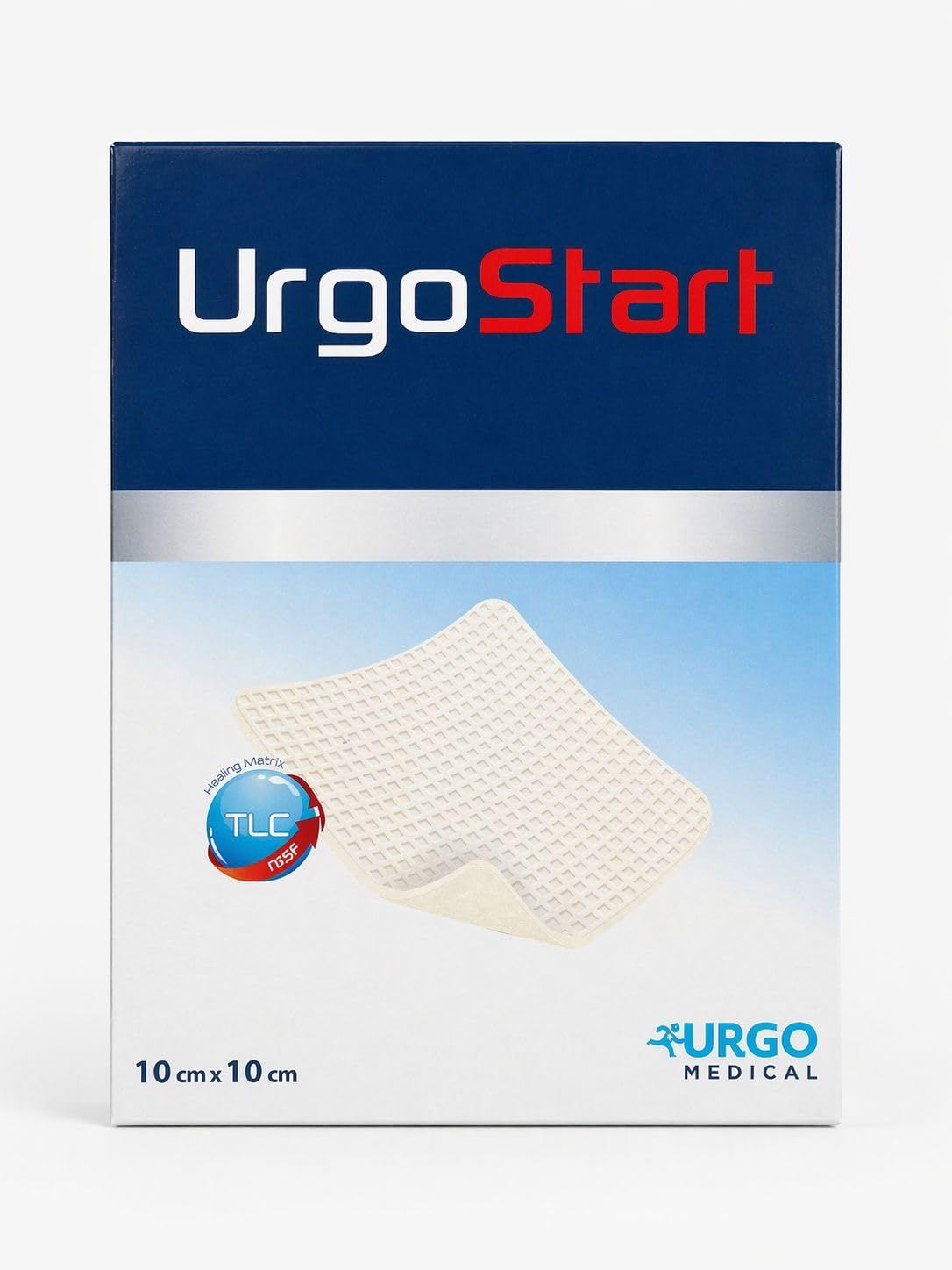Urgo Start Micro Adhesive Wound Dressing, 10cm X 10cm, White, Sterile, Square, for Wound Care, Cuts, and Abrasions Pack Of 1-image-48