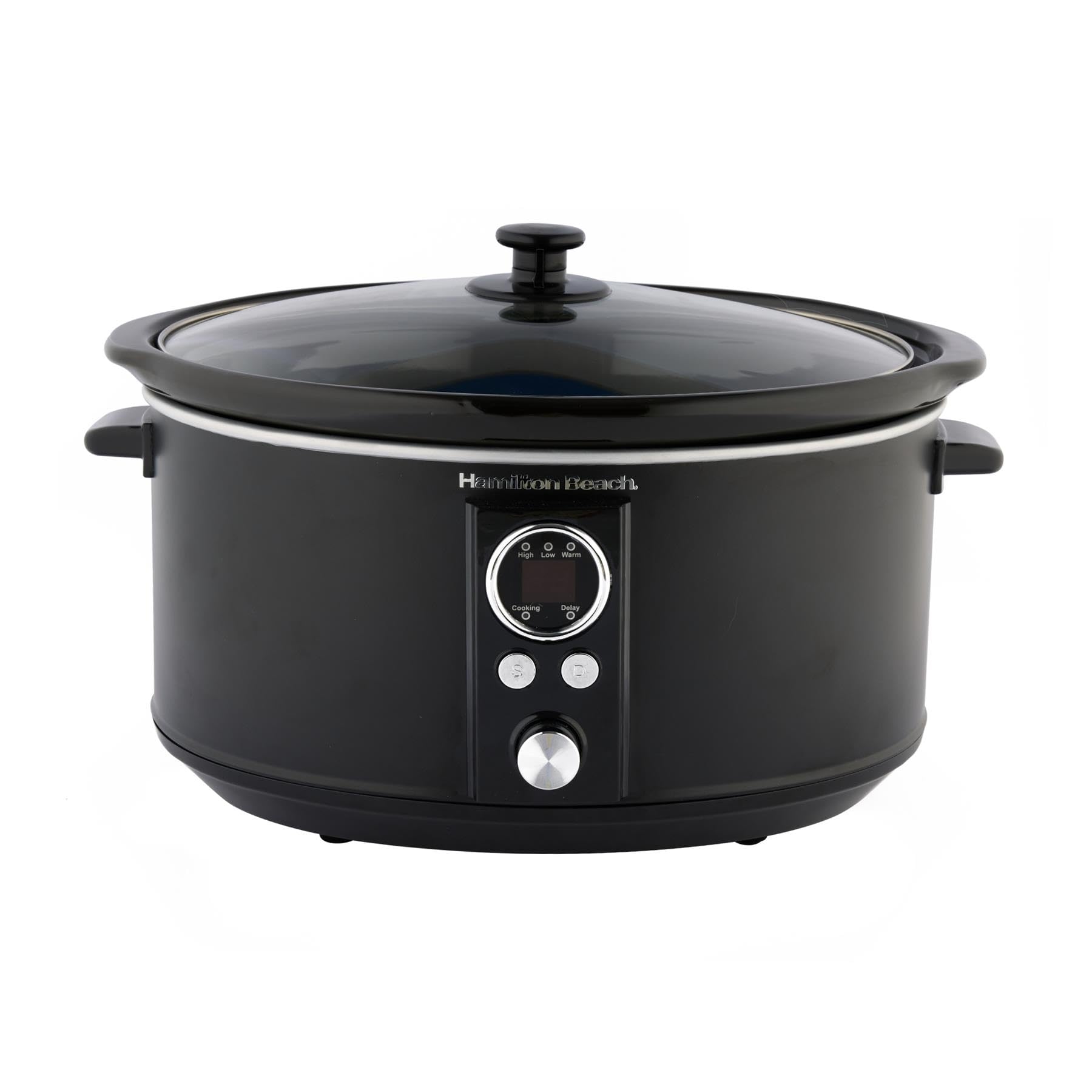 B&Q -  6.5L Digital Oval Slow Cooker Black
