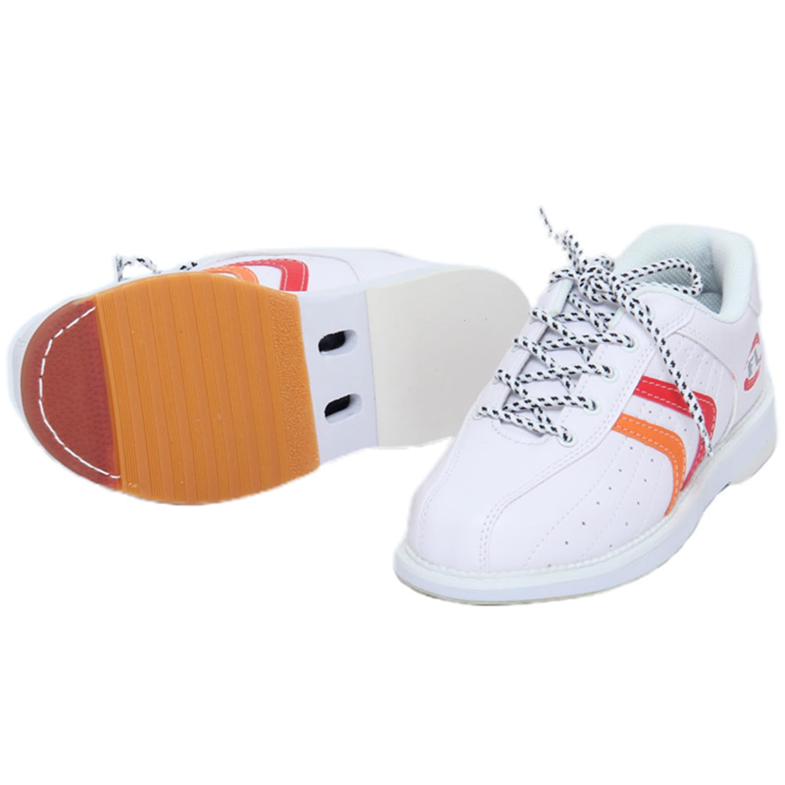 SDEQA Scarpe da Bowling da Uomo in Pelle, Traspiranti, Antiscivolo, Leggere, per Ragazzi