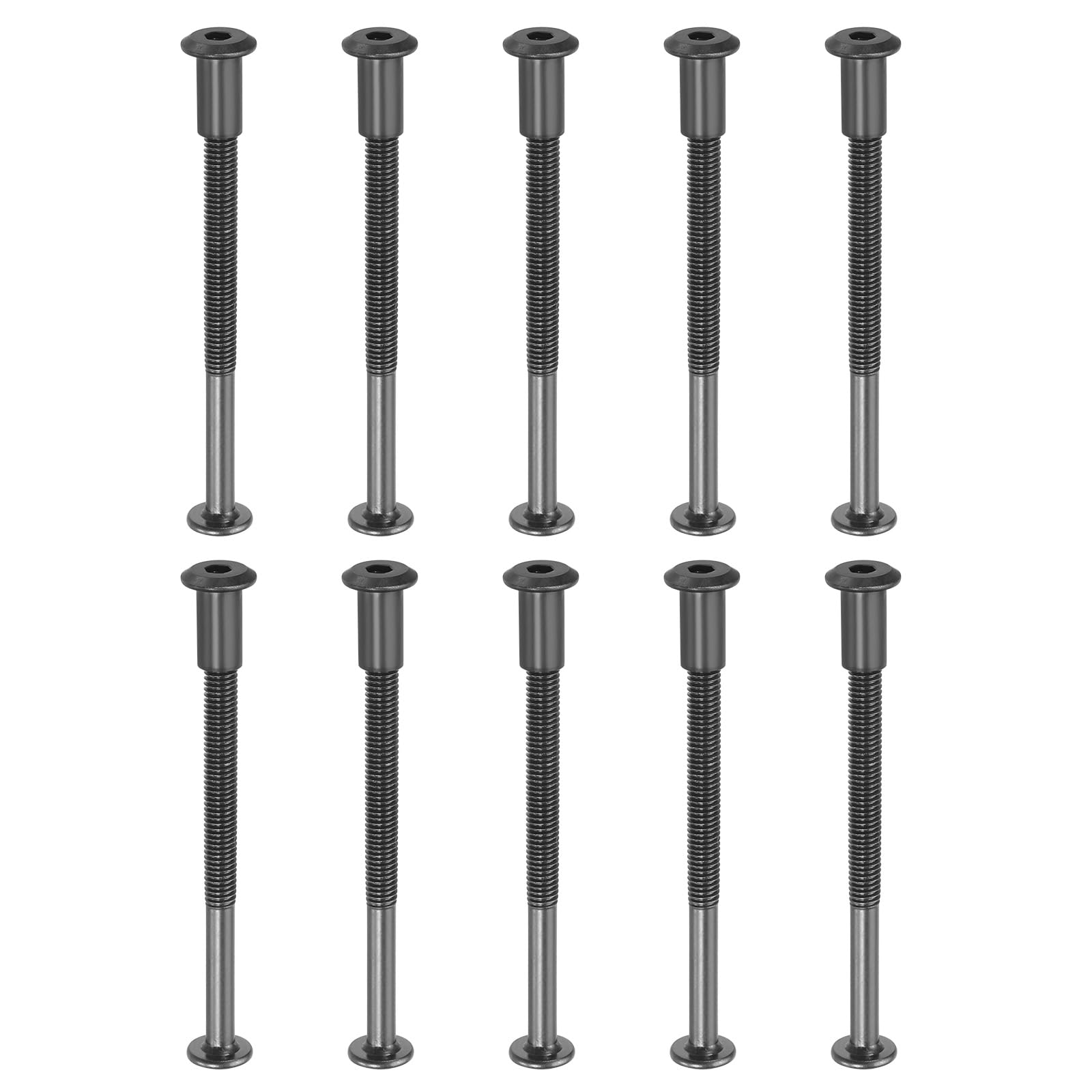 PATIKIL M6 x 90 mm Hex Chicago Screws