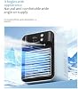 2025 Glacier Breeze Ac Portable Air Conditioners, Rechargeable Personal AC Unit Evaporative Mini Portable AC for Car Bedroom Office Desk Cooling Fan with 500 ML Water Tank 2 Speeds Mini Air Cooler