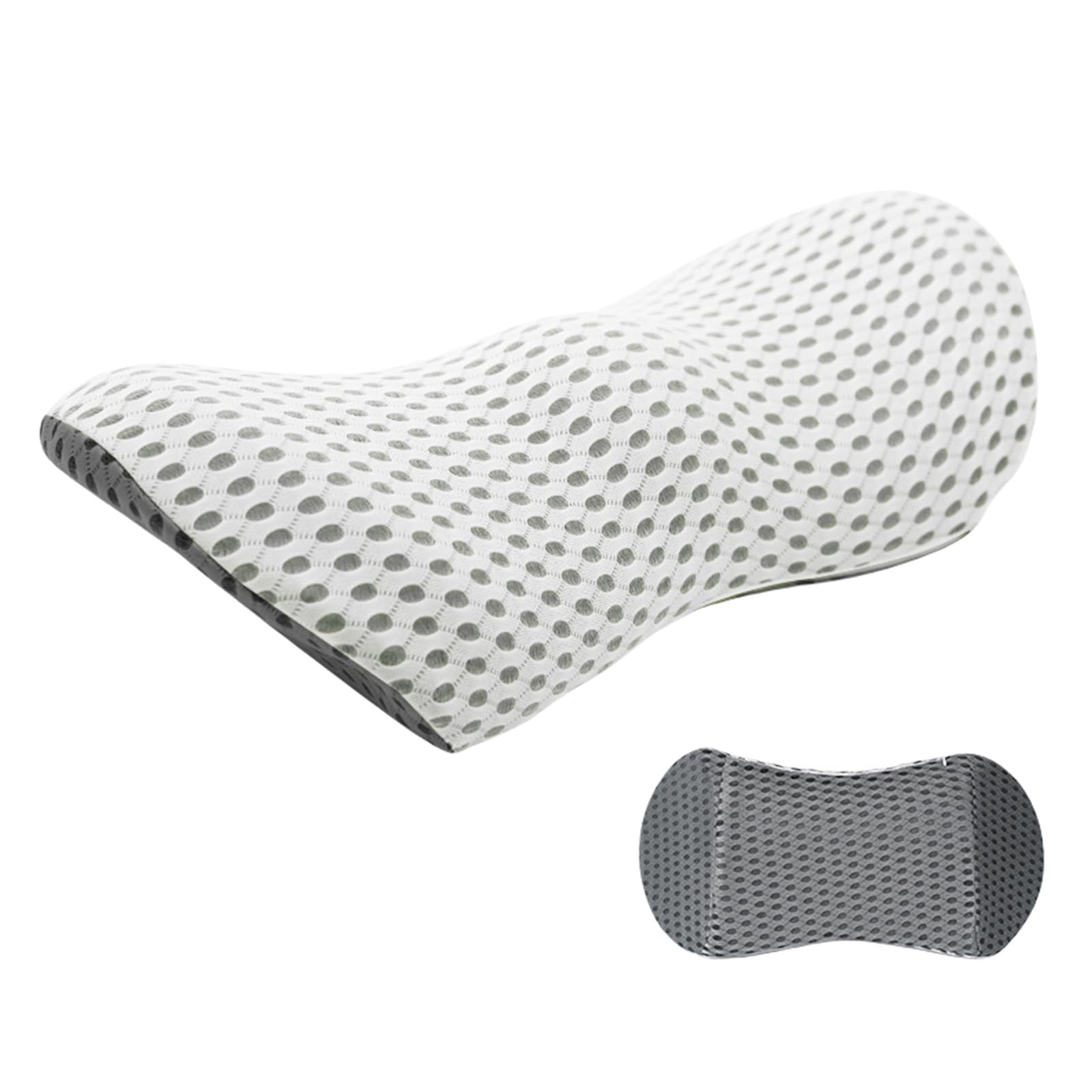Nucelit Lumbar Cushions for and Traveling, Memory Foam Cores with Breathable Materials for Chair Cushions