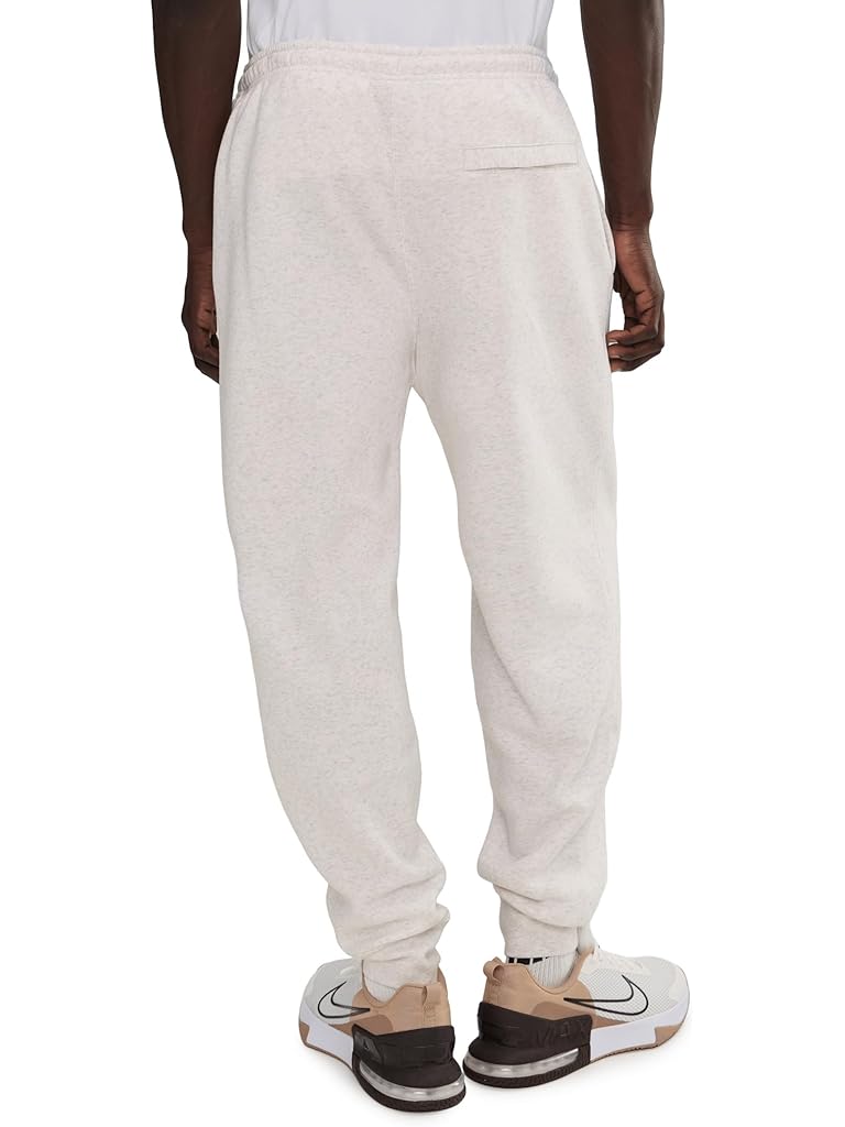 White Nike Club Fleece Joggers