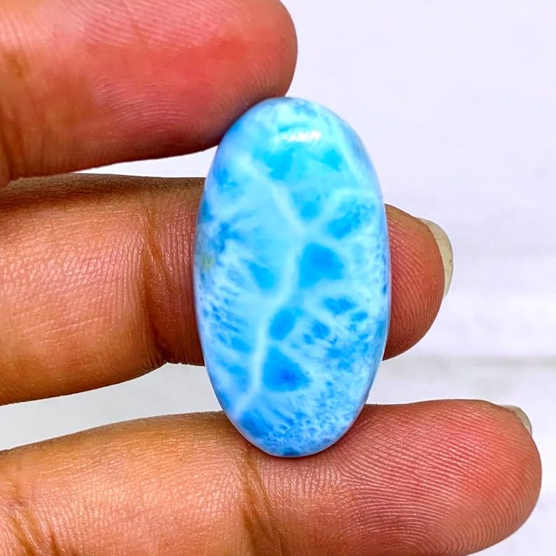 Larimar naturel de qualité supérieure pour bague et pendentif