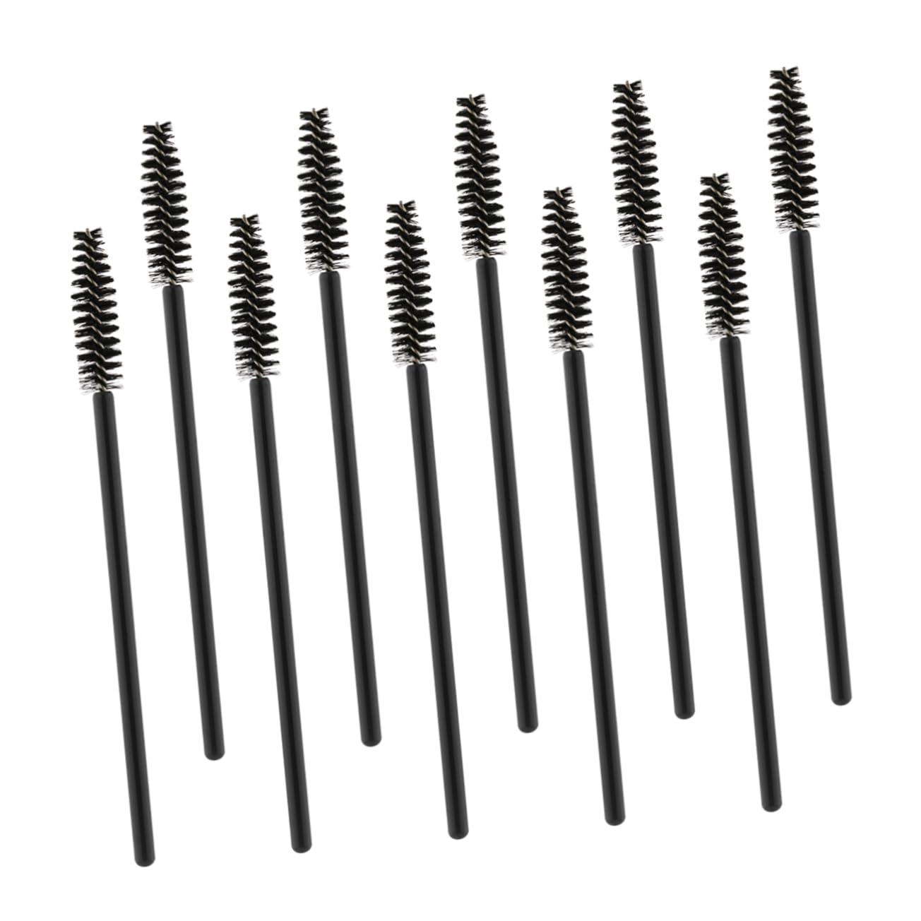 Didiseaon 2sets Eyelash Makeup Brush Disposable Lash Curler Comb for Routine 100pcs*2