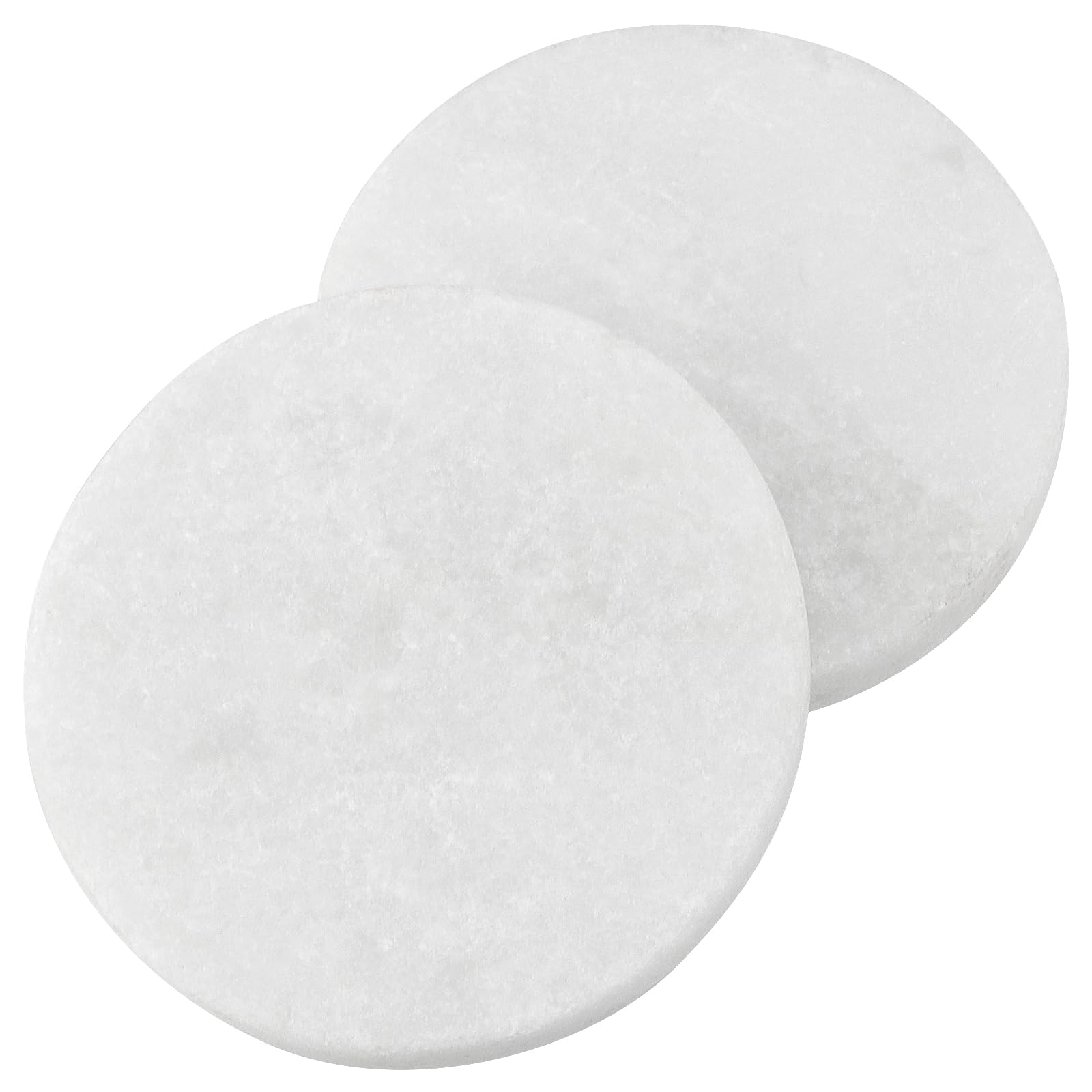MOUYAT 25 pietre rotonde bianche da 6,3 cm per pittura, grandi pietre piatte spesse 8 mm, ciottoli lisci per dipingere mandala e gentilezza rocce, artigianato arti rupestri