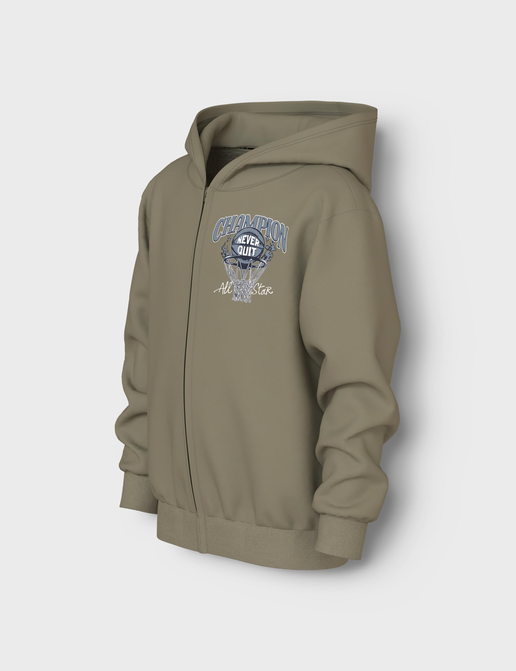NAME IT Jungen Nkmvoltinus Nreg Sweat Card Wh Bru