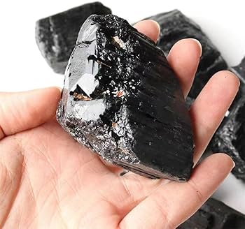 Amazon.co.jp: 天然原石 ブラック トルマリン 原石 原石 クリスタル