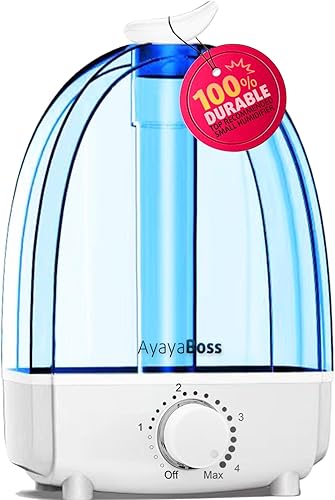 Humidificadores pequeños para dormitorio, humidificadores de aire ultrasónicos para el hogar, humidificador de niebla fría de 3.2 L, apagado