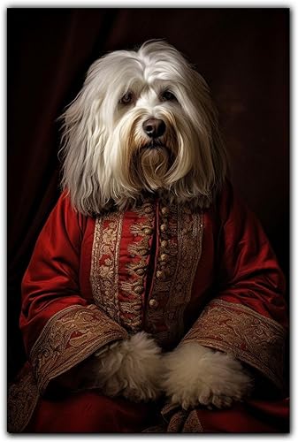 Miniatura 136 de Thuan Chow Chow Retrato de mascota con disfraz real de perro en un disfraz retrato de perro con vestimenta Retrato medieval de mascota retrato