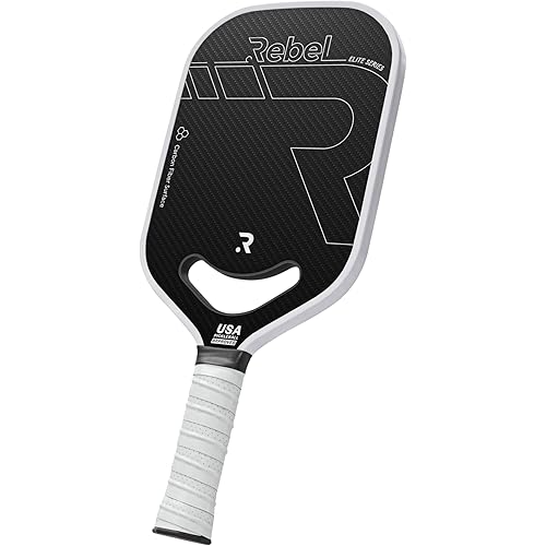 Pickleball Paddle Carbon Fiber | Professional Carbon Fiber Pickleball Paddle | 16mm Polymer Core | Designed for Maximum Control and Power | USAPA Approved | Designed in San Diego