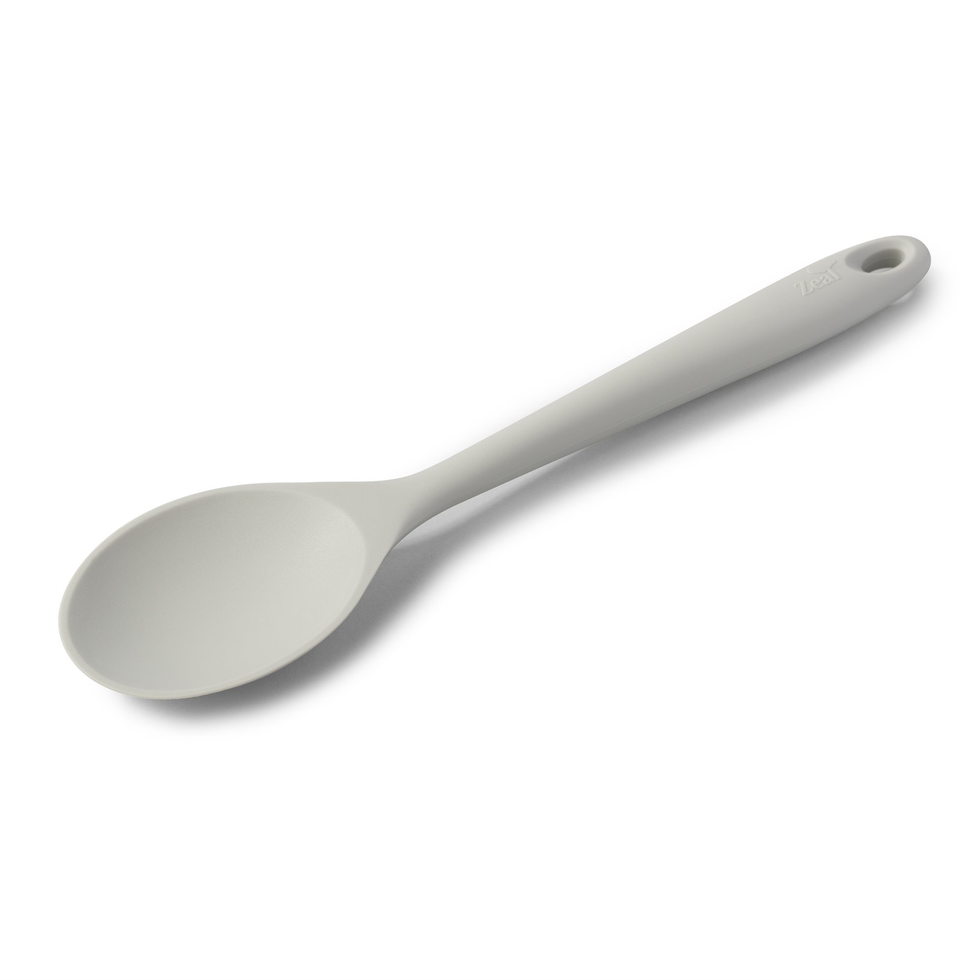 Zeal French Grey Silicone Non-Stick Cooking Spoon (28Cm)