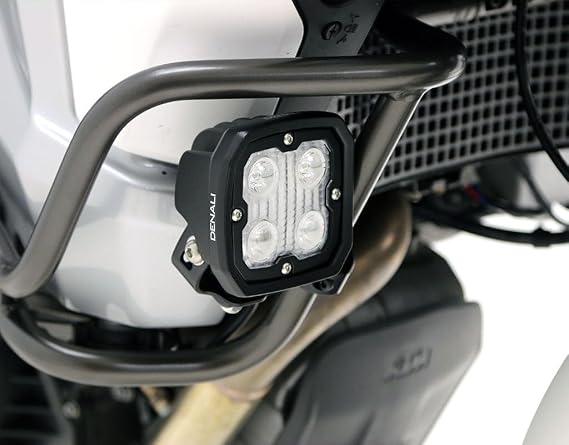 DENALI Clamp Light Mounts 21-29mm Tube Diameter, Black