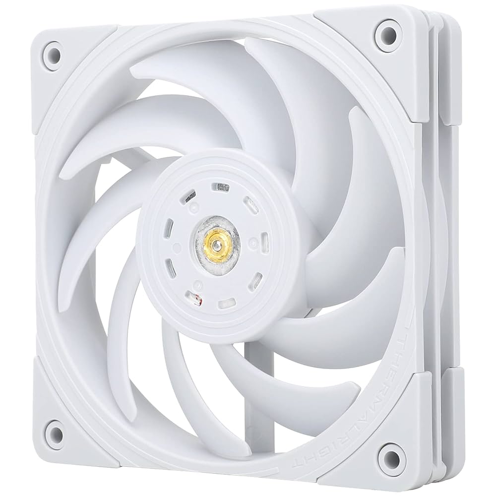 TL-B12W 120mm CPUファン S-FDBベアリング Amazon.co.jp: Thermalright TL-B12W 120mm高性能CPUファン、S
