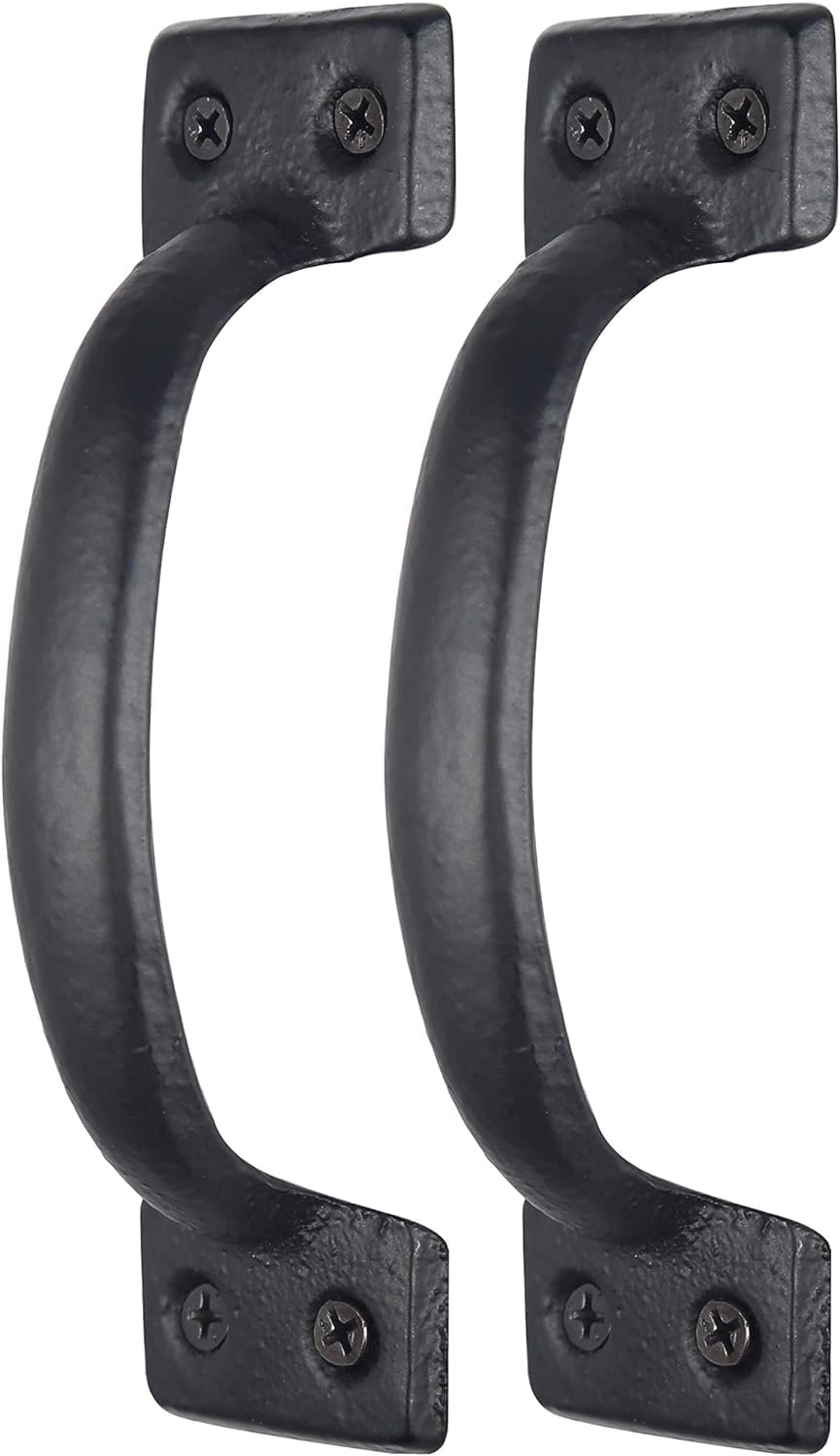 Door Pull Handle,Rustic Exterior Door Handle and Pulls,Industrial Pipe Interior Door Knobs,Iron Front Sliding Door Handle,Gate Handles Door Hardware