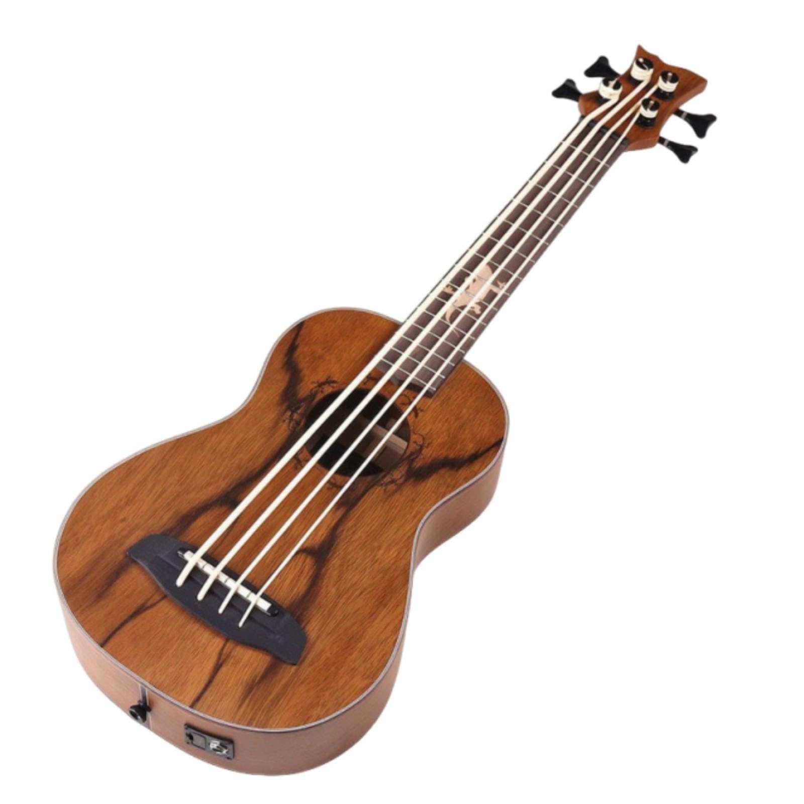 Ukulele Basso Compatto Mini Basso Portatile Strumento a Corde per Studenti, Scuola,
