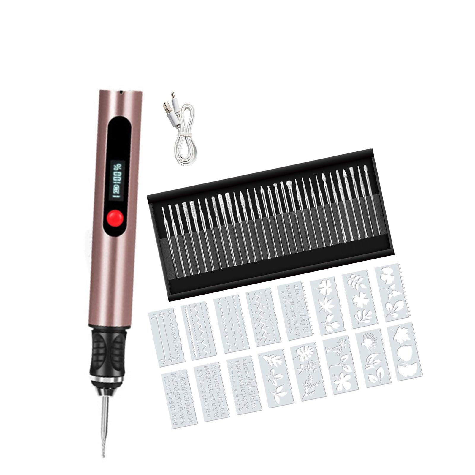 Kaeltsyn Fen She Torques Engraving Tool Offering Stable Rotating Adjustable Gear For Effective Materials Processing And Detailing
