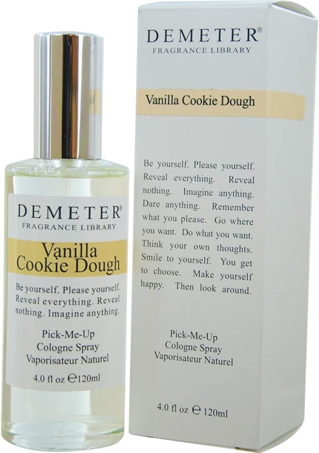 Vanilla Cookie Dough by Demeter for Unisex - 4 oz Cologne Spray