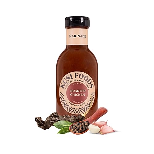 Adobo de Pollo Asado, Kusi Foods, Marinada, Aderezo Gourmet, Sabor Andes, Ingridientes naturales, Disfruta de tus comidas a la manera peruana, un