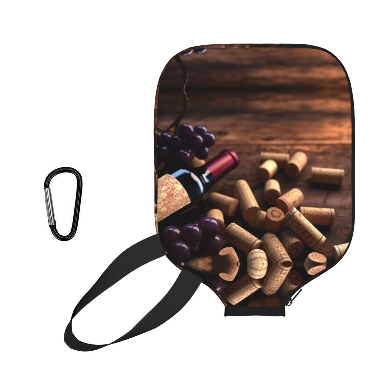 ESNAIUVCD Wine Bottle Corks Grapes Print