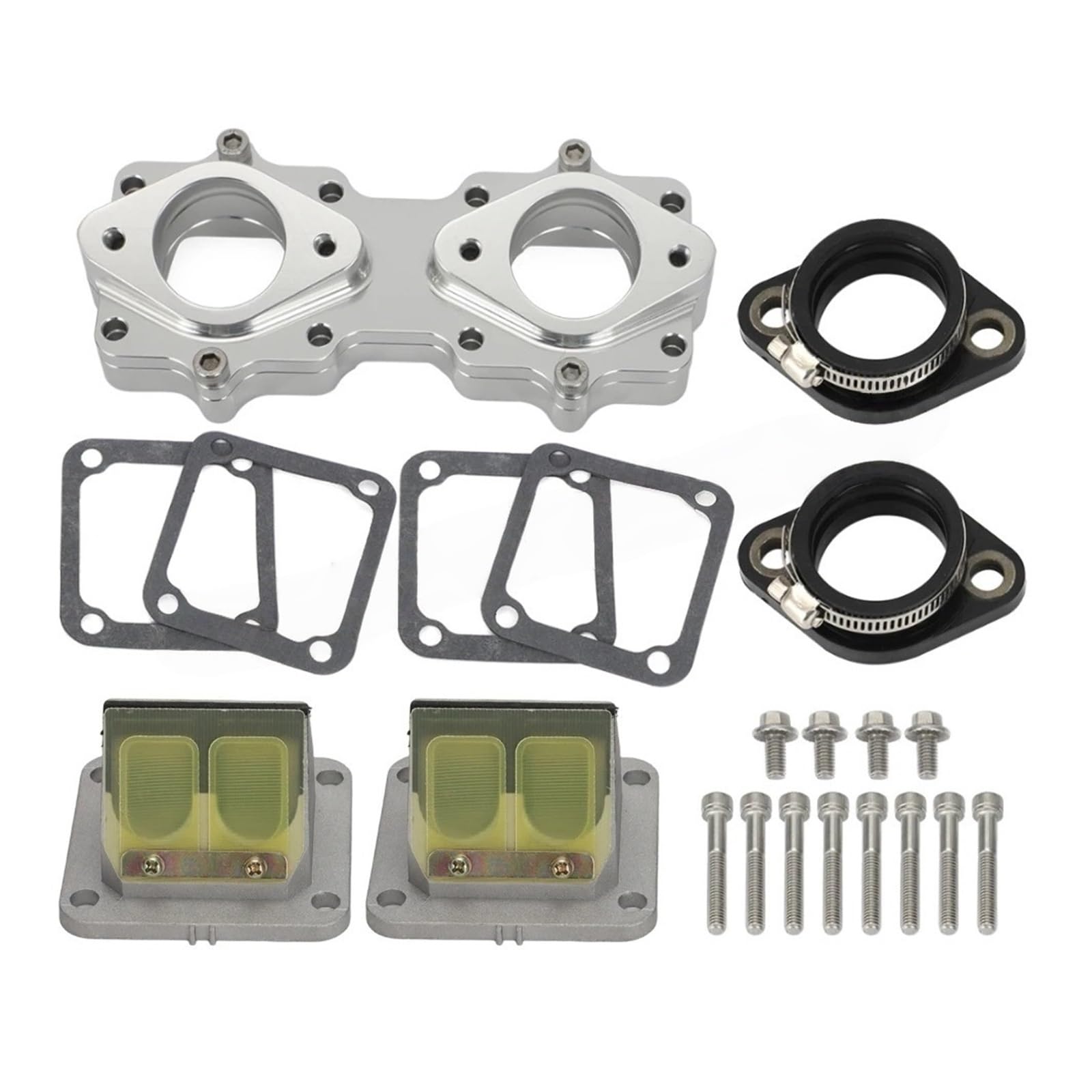 Collecteur D'admission, Carburateur Et Siège De Valve À Clapet Améliorés Pour Toutes Les Années, Convient pour Yamaha Banshee 350 YFZ350 CLAPET BOITE POUR