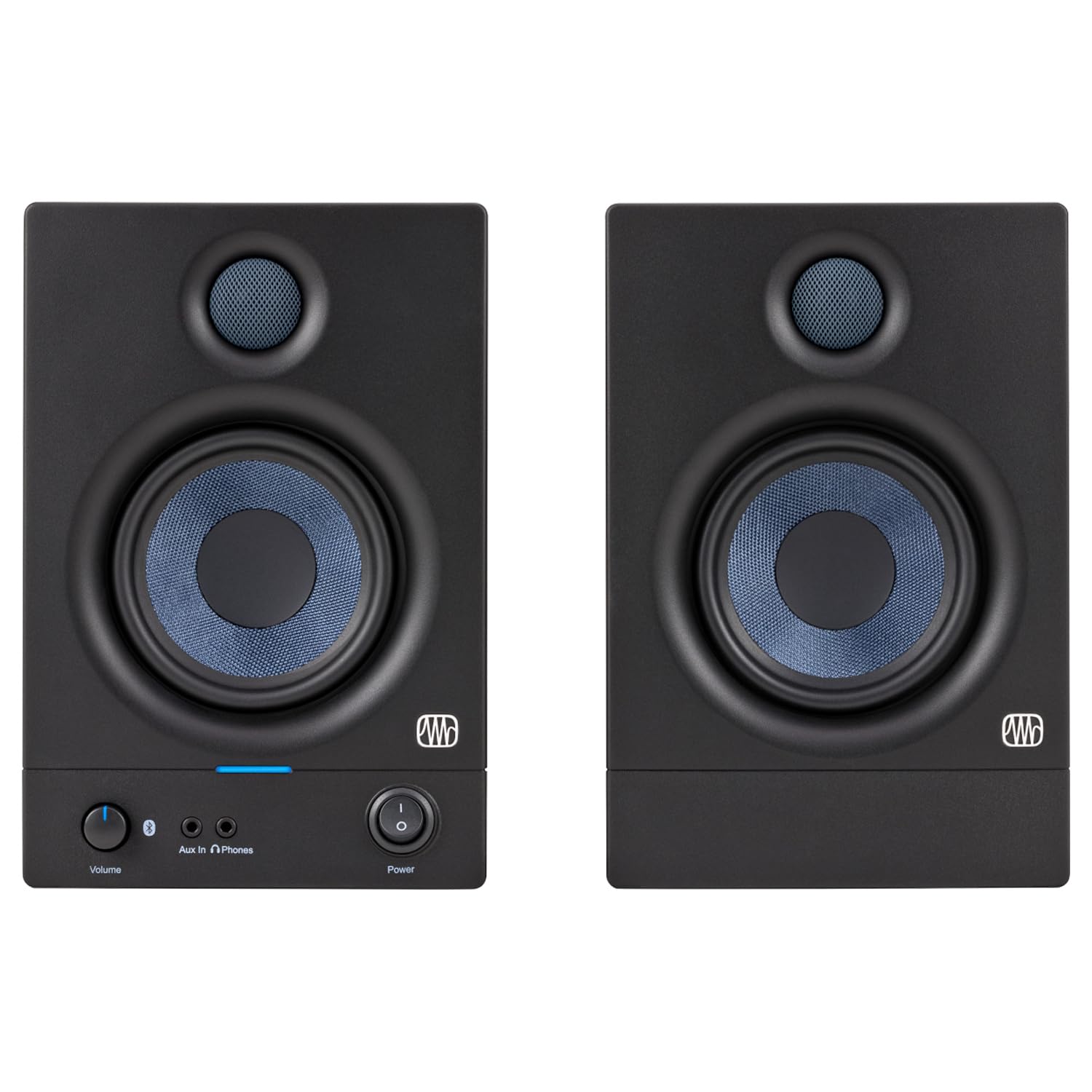 PreSonus Eris 4.5BT aktywne głośniki Bluetooth Studio Monitor Głośnik 2. Gen czarny + keepdrum stojak bokserski